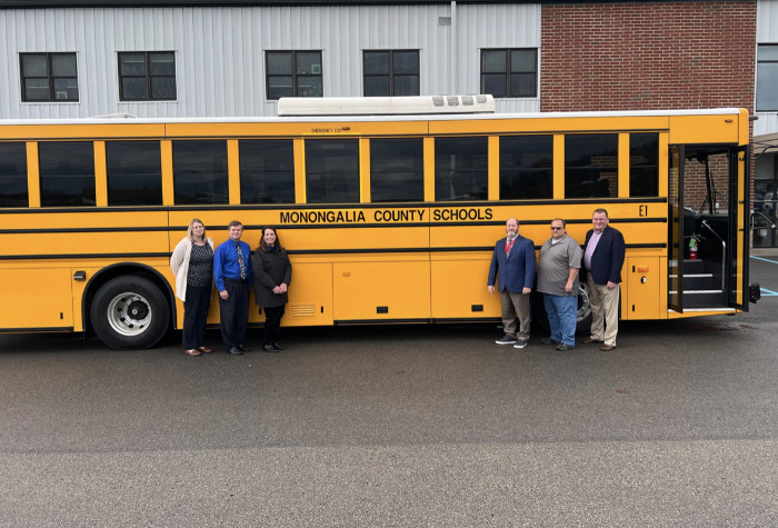 Monongalia County Schools with a GreenPower BEAST all-electric school bus