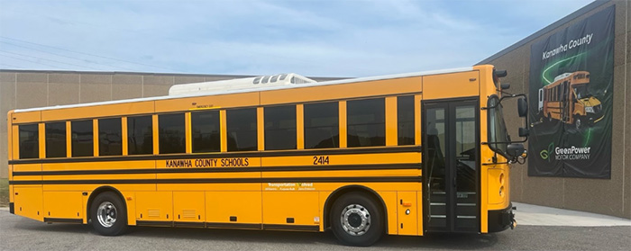 Greenpower bus in Kanawha County