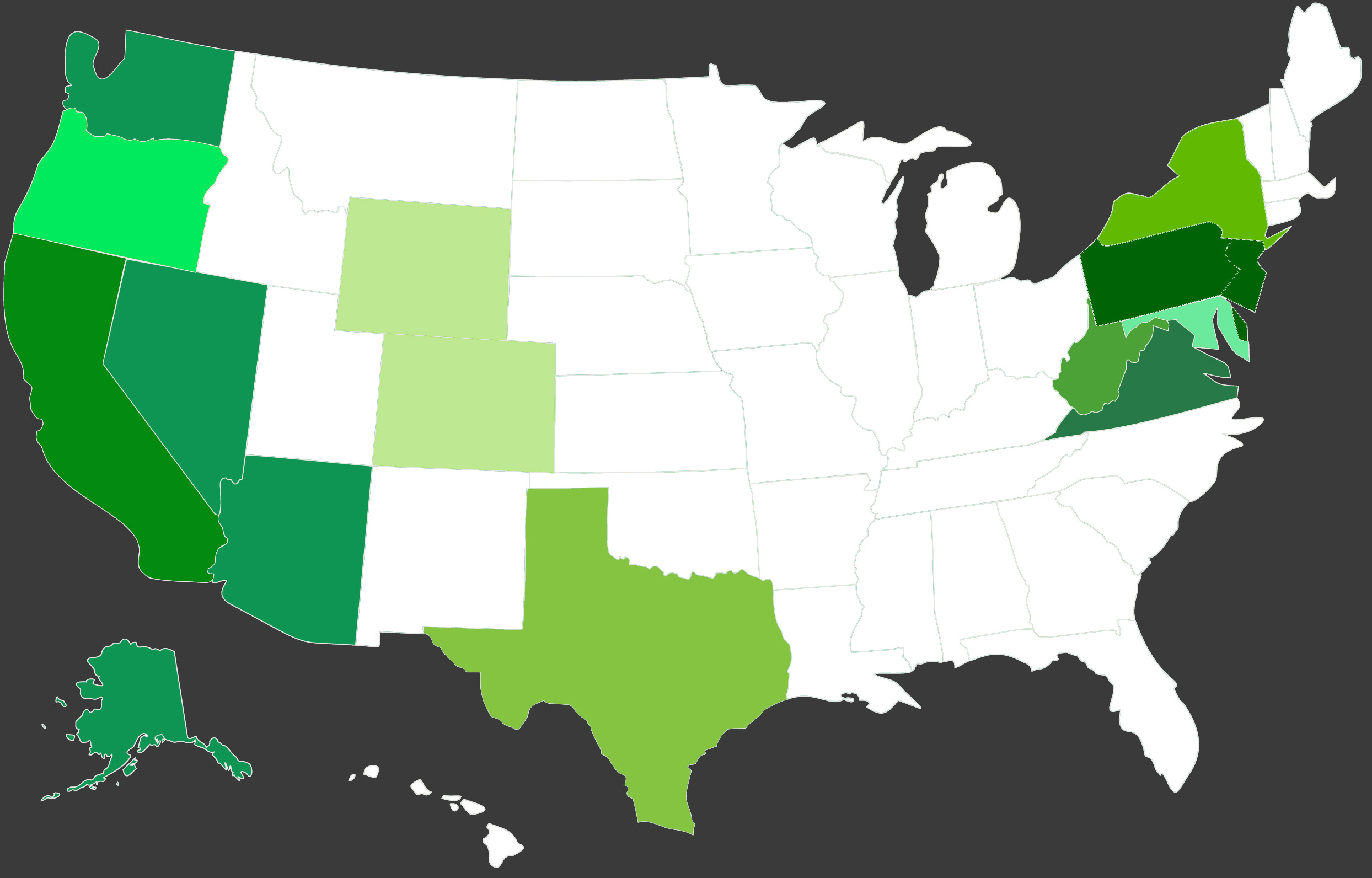 GreenPower Dealer Map